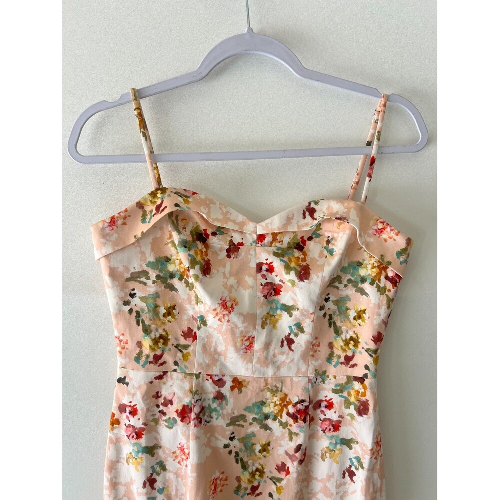 Black Halo Dress Women's Size 4 Clover Sheath Dress Peachy Floral New - Picture 15 of 15